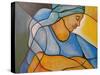 Madonna and child-Patricia Brintle-Stretched Canvas