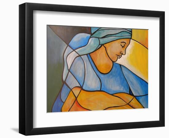 Madonna and child-Patricia Brintle-Framed Premium Giclee Print