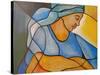 Madonna and child-Patricia Brintle-Stretched Canvas