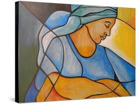 Madonna and child-Patricia Brintle-Stretched Canvas