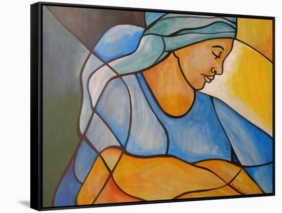 Madonna and child-Patricia Brintle-Framed Stretched Canvas