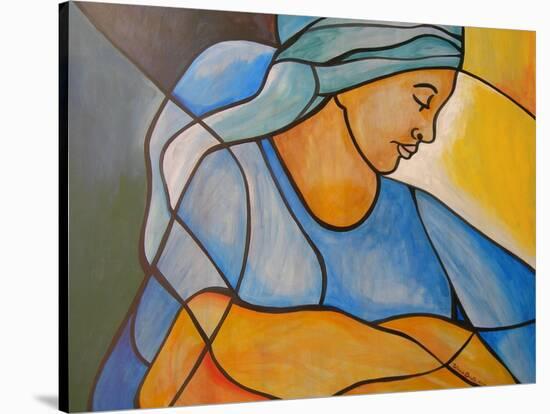 Madonna and child-Patricia Brintle-Stretched Canvas