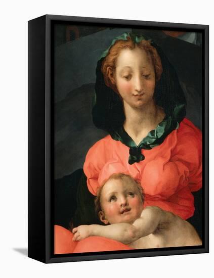 Madonna and Child-Jacopo da Carucci Pontormo-Framed Stretched Canvas