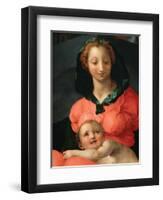 Madonna and Child-Jacopo da Carucci Pontormo-Framed Giclee Print