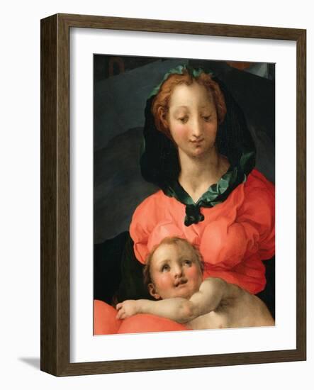 Madonna and Child-Jacopo da Carucci Pontormo-Framed Giclee Print