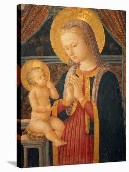 Madonna and Child-Zanobi Machiavelli-Stretched Canvas