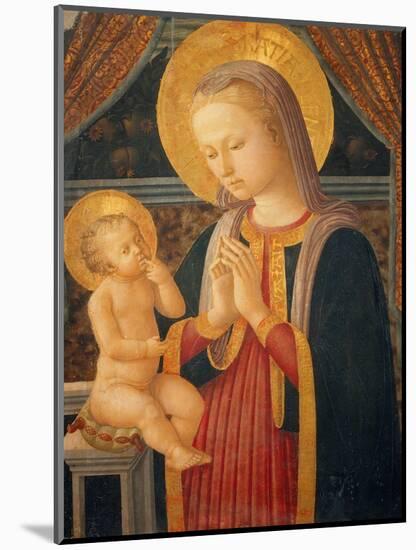 Madonna and Child-Zanobi Machiavelli-Mounted Giclee Print