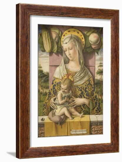 Madonna and Child-Carlo Crivelli-Framed Art Print