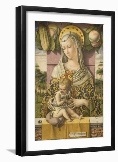 Madonna and Child-Carlo Crivelli-Framed Art Print