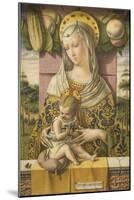 Madonna and Child-Carlo Crivelli-Mounted Art Print