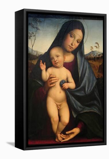 Madonna and Child-Francesco Francia-Framed Stretched Canvas