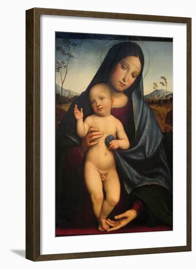 Madonna and Child-Francesco Francia-Framed Art Print