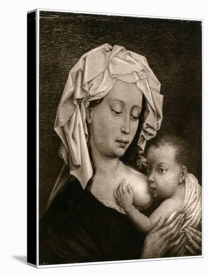 Madonna and Child-Rogier van der Weyden-Stretched Canvas