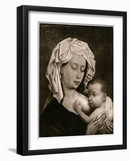 Madonna and Child-Rogier van der Weyden-Framed Giclee Print