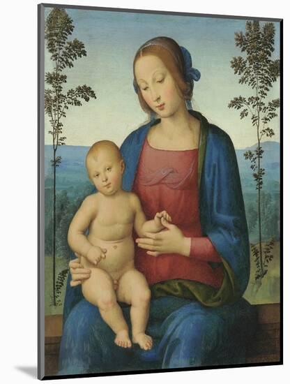 Madonna and Child-Lo Spagna-Mounted Giclee Print