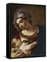 Madonna and Child-Guercino-Framed Stretched Canvas