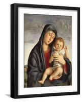 Madonna and Child-Giovanni Bellini-Framed Giclee Print