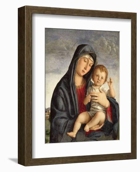 Madonna and Child-Giovanni Bellini-Framed Giclee Print