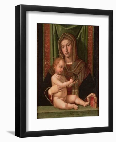 Madonna and Child-Bartolomeo Montagna-Framed Giclee Print