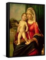 Madonna and Child-Giovanni Battista Cima Da Conegliano-Framed Stretched Canvas