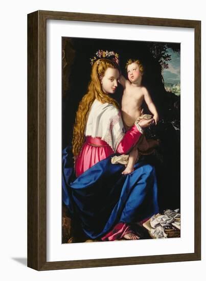 Madonna and Child-Alessandro Allori-Framed Giclee Print