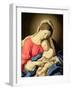 Madonna and Child-Giovanni Battista Salvi da Sassoferrato-Framed Giclee Print