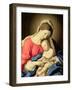 Madonna and Child-Giovanni Battista Salvi da Sassoferrato-Framed Premium Giclee Print