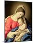 Madonna and Child-Giovanni Battista Salvi da Sassoferrato-Mounted Premium Giclee Print