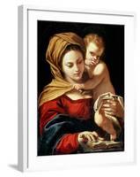 Madonna and Child-Sisto Badalocchio-Framed Giclee Print