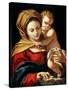 Madonna and Child-Sisto Badalocchio-Stretched Canvas