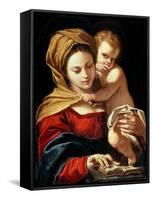 Madonna and Child-Sisto Badalocchio-Framed Stretched Canvas