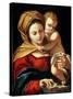 Madonna and Child-Sisto Badalocchio-Stretched Canvas