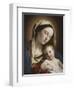 Madonna and Child-Giovanni Battista Salvi da Sassoferrato-Framed Giclee Print