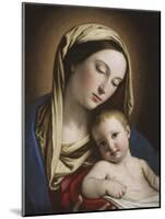 Madonna and Child-Giovanni Battista Salvi da Sassoferrato-Mounted Giclee Print