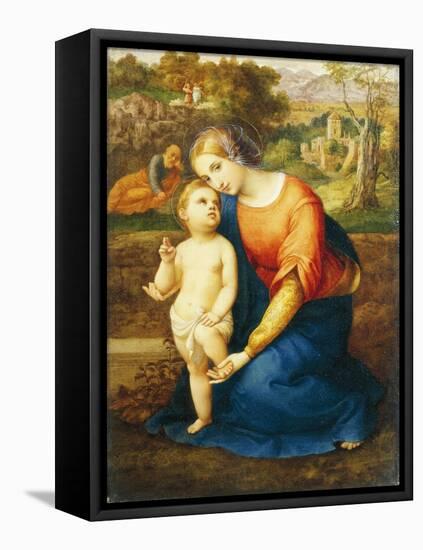 Madonna and Child-Antonio Bianchini-Framed Stretched Canvas