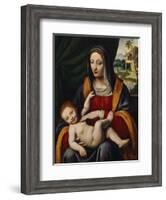 Madonna and Child-Bernardino Luini-Framed Giclee Print