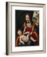 Madonna and Child-Bernardino Luini-Framed Giclee Print