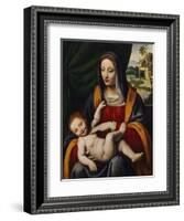 Madonna and Child-Bernardino Luini-Framed Giclee Print