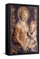 Madonna and Child-Antonio Rosselino-Framed Stretched Canvas