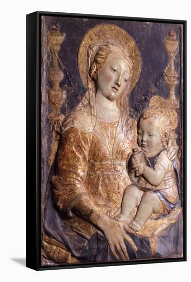 Madonna and Child-Antonio Rosselino-Framed Stretched Canvas