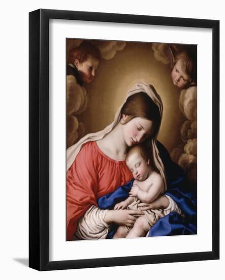 Madonna and Child-Il Sassoferrato-Framed Giclee Print