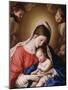 Madonna and Child-Il Sassoferrato-Mounted Giclee Print