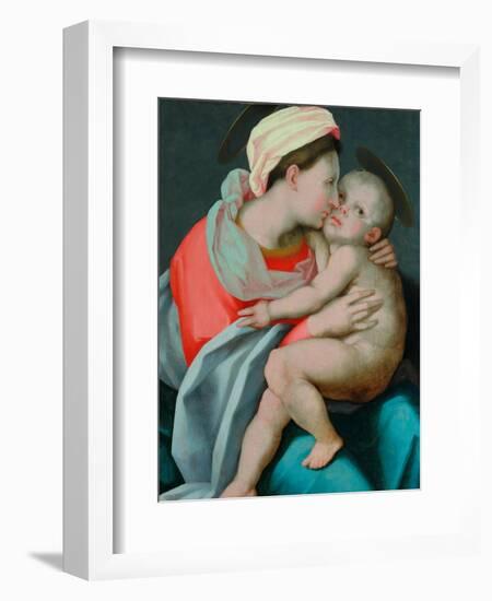 Madonna and Child-Giovanni Battista Rosso Fiorentino-Framed Giclee Print