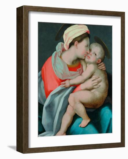 Madonna and Child-Giovanni Battista Rosso Fiorentino-Framed Giclee Print