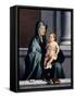 Madonna and Child-Giovanni Battista Moroni-Framed Stretched Canvas