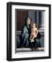 Madonna and Child-Giovanni Battista Moroni-Framed Giclee Print