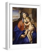 Madonna and Child-Massimo Stanzione-Framed Giclee Print