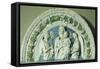 Madonna and Child-Luca Della Robbia-Framed Stretched Canvas