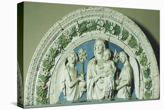 Madonna and Child-Luca Della Robbia-Stretched Canvas