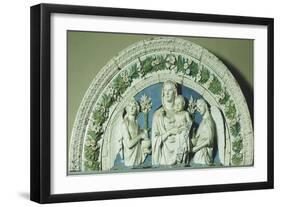 Madonna and Child-Luca Della Robbia-Framed Giclee Print